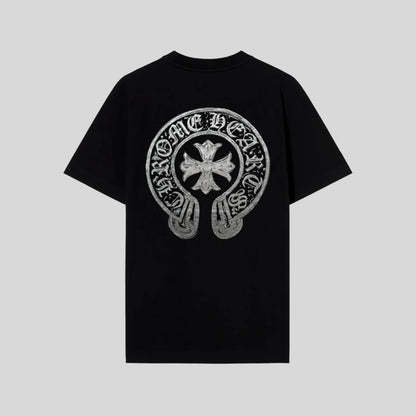 PLAYERA CORAZONES CROMADOS CONCRETE