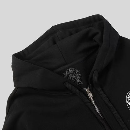 ZIPPER HOODIE CORAZONES CROMADOS