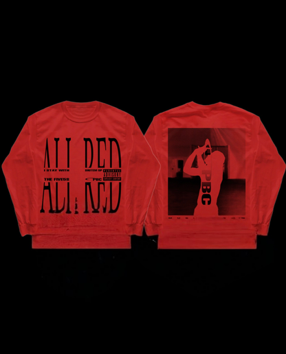 YVL ALL RED LONSGLEEVE